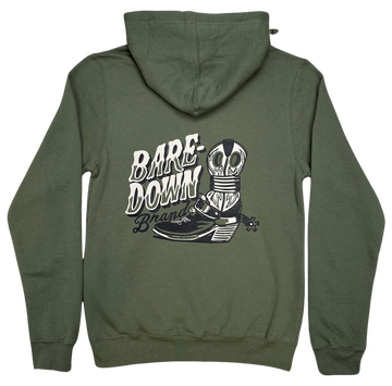 Strapped- Army Green Hoodie