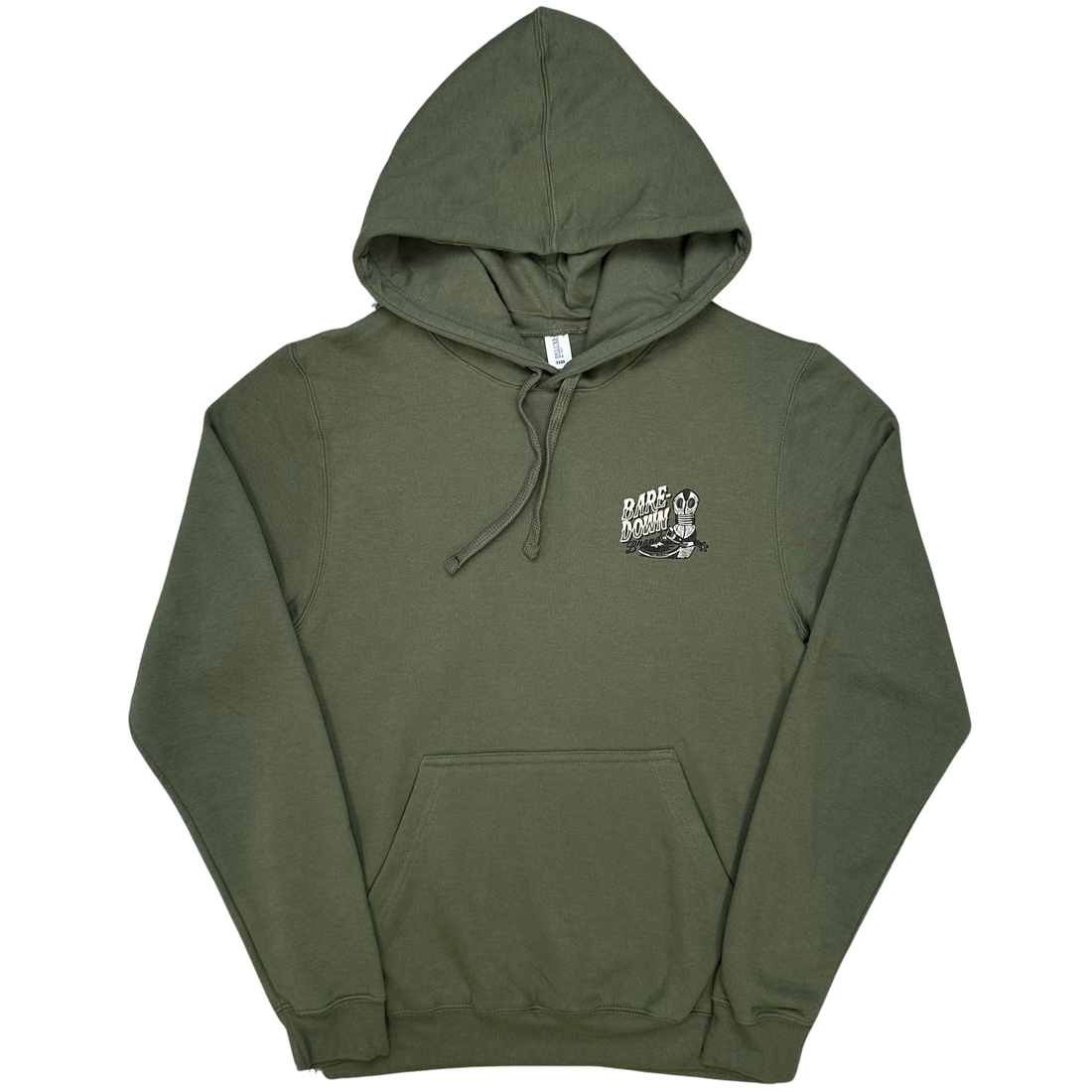 Strapped- Army Green Hoodie
