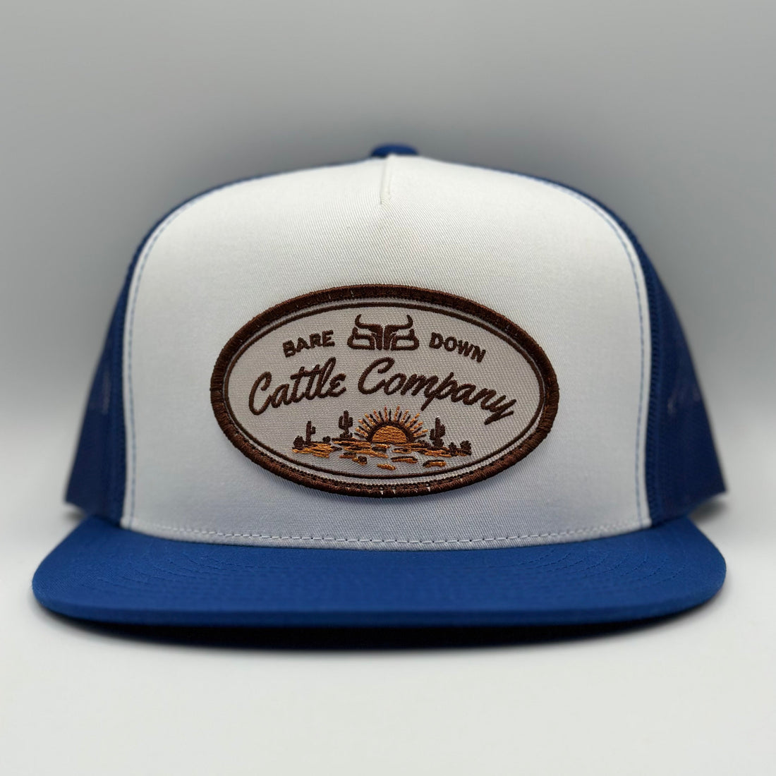 Cattle Co- White & Blue Flat