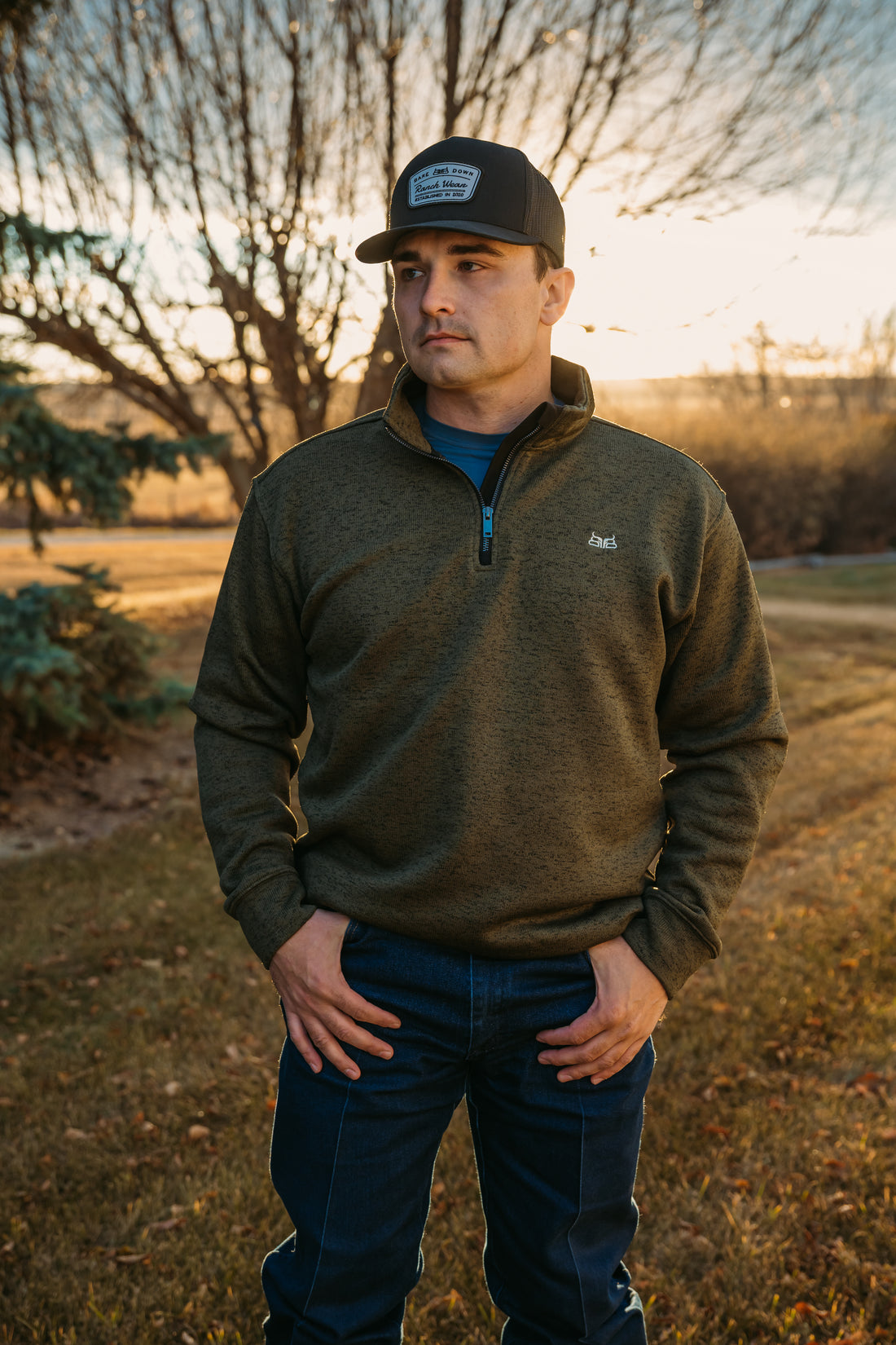 Peak- Olive Men’s 1/4 Zip