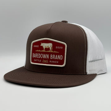 Cattle King Maroon- Brown & White Flat