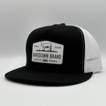 Cattle King White- Black & White Flat