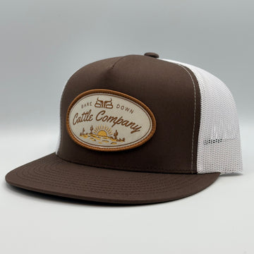 Cattle Co- Brown & White Flat