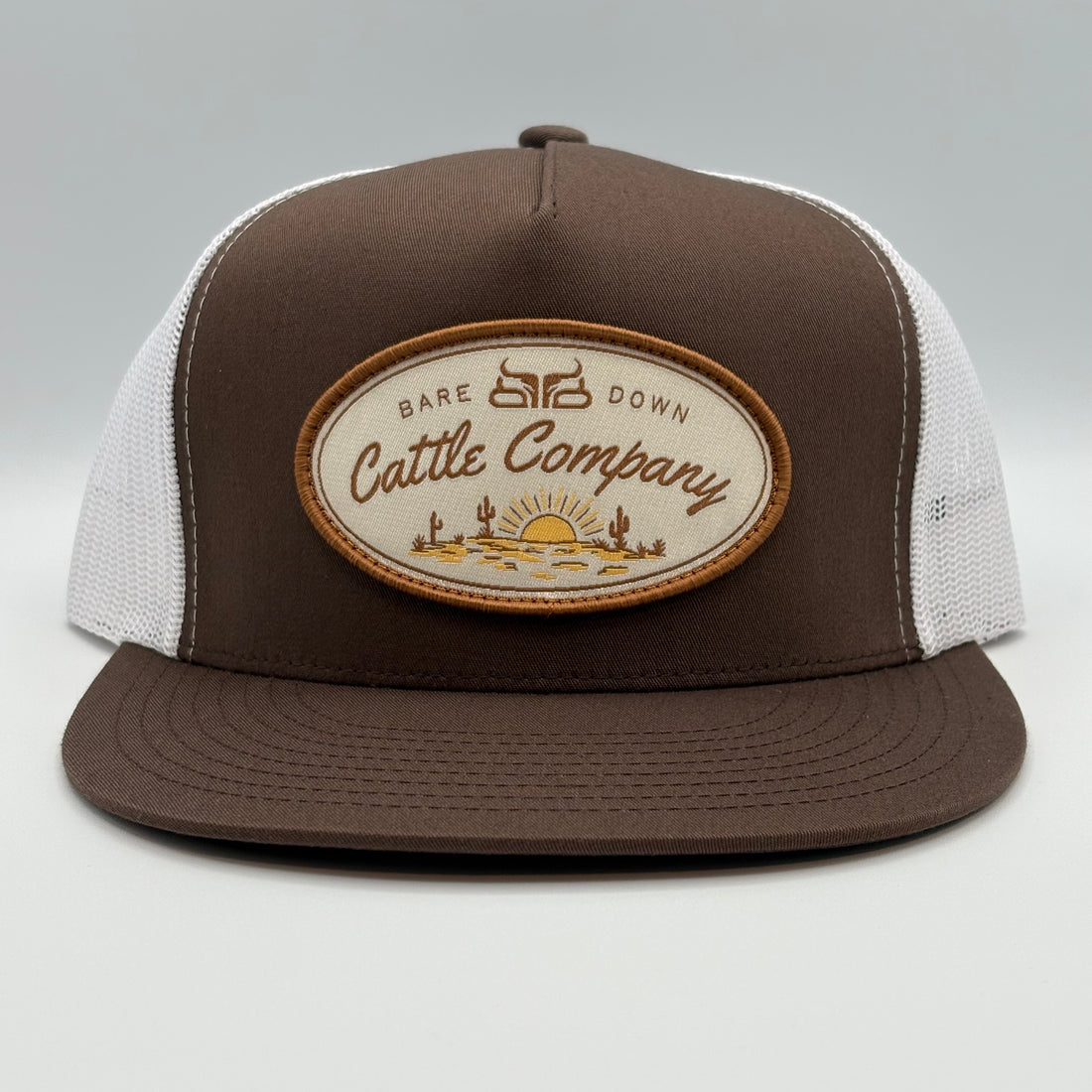 Cattle Co- Brown & White Flat