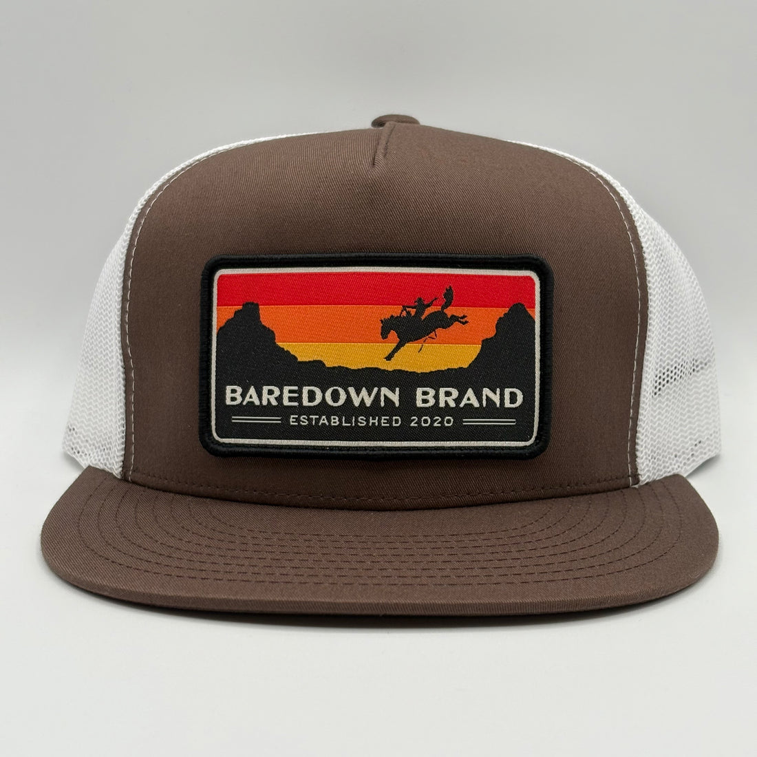 Sunset- Brown & White Flat