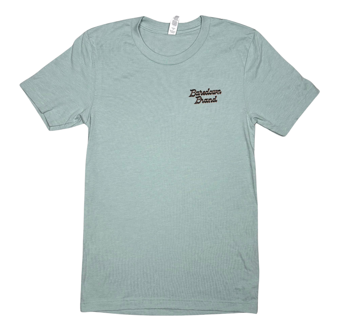 Buck Off- Dusty Blue T-Shirt