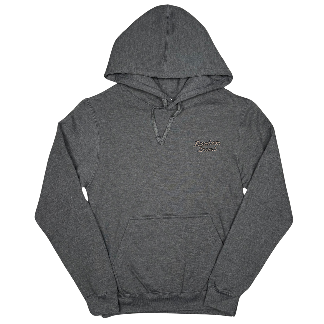 Buck Off- Heather Charcoal Hoodie