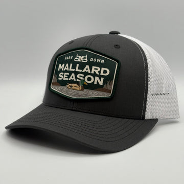 Mallard Season Green- Grey & White