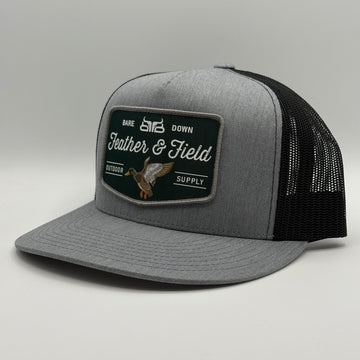 Feather & Field Green- Heather Grey & Black Flat