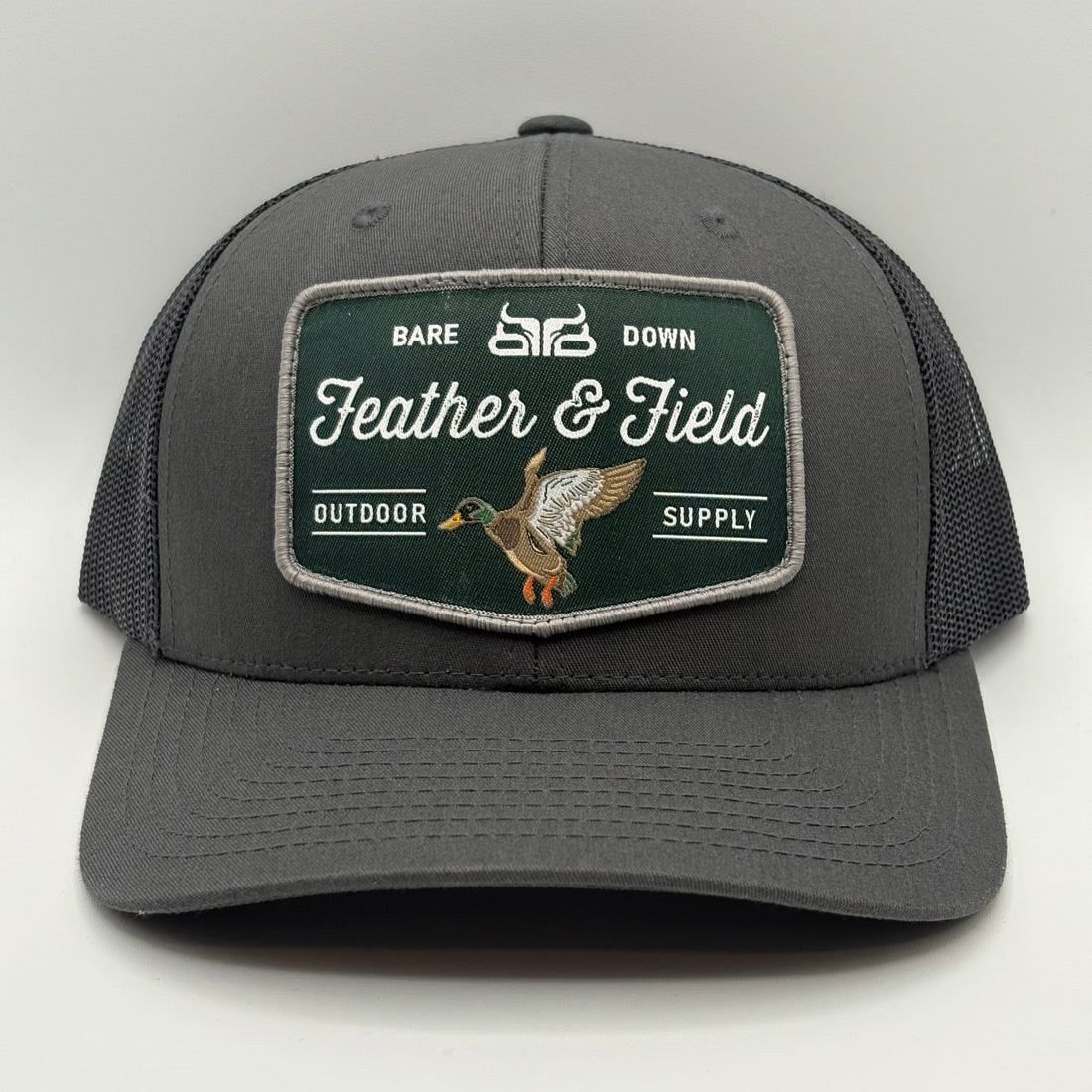 Feather & Field Green- Charcoal & Black