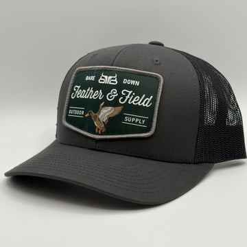 Feather & Field Green- Charcoal & Black
