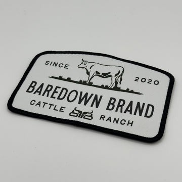 Cattle Ranch Patch- Black & White