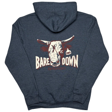 Born to Buck- Heather Navy Hoodie