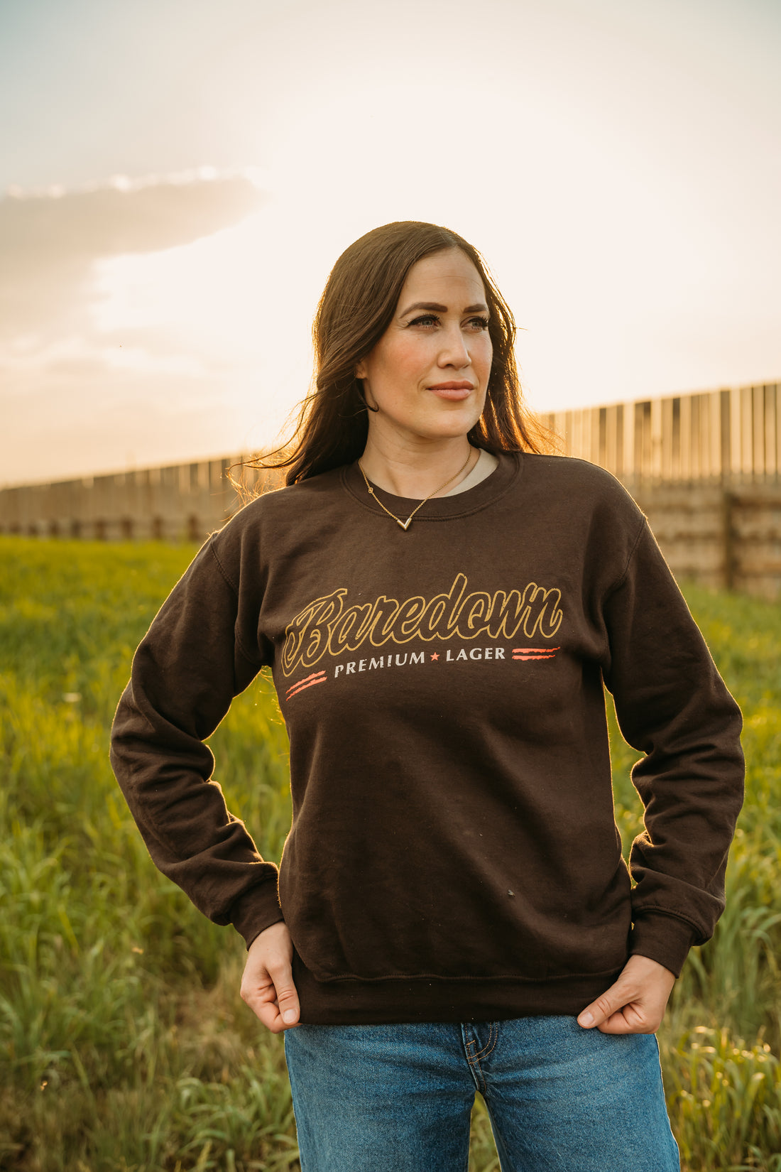 The Brewer- Brown Crewneck
