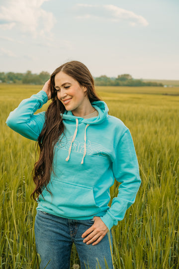 Bootstitch- Aqua Hoodie