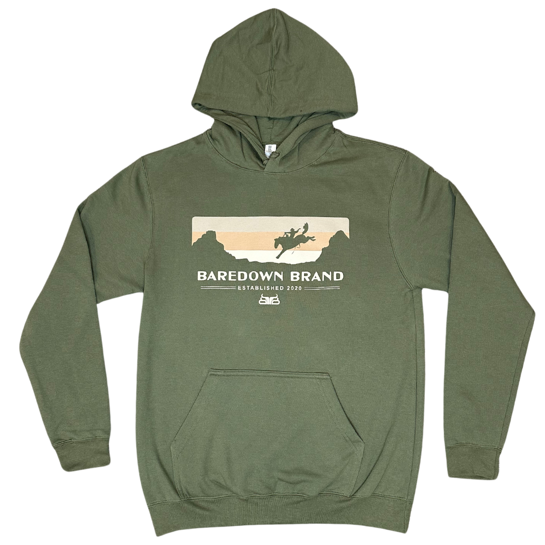 Sunset- Army Green Hoodie