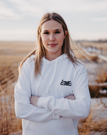 Grazin' - White Hoodie