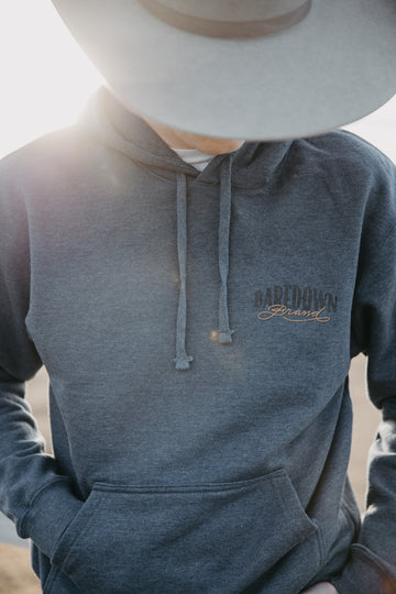 Locked- Heather Navy Hoodie