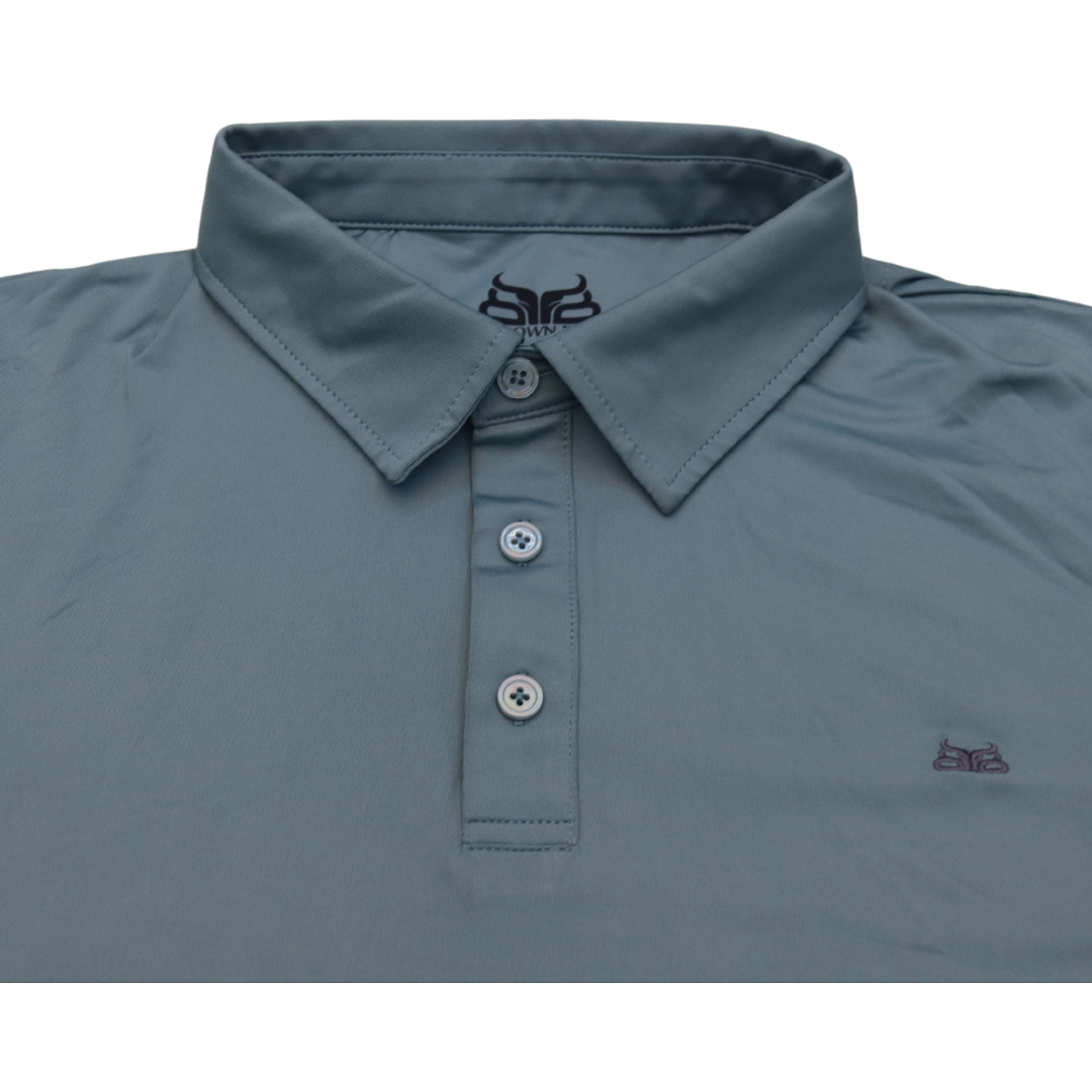 Mens Polo- Steel