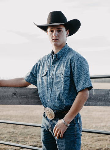 Pecos- Mens Pearl Snap