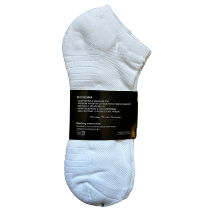 Ankle Socks-White (2 pk)