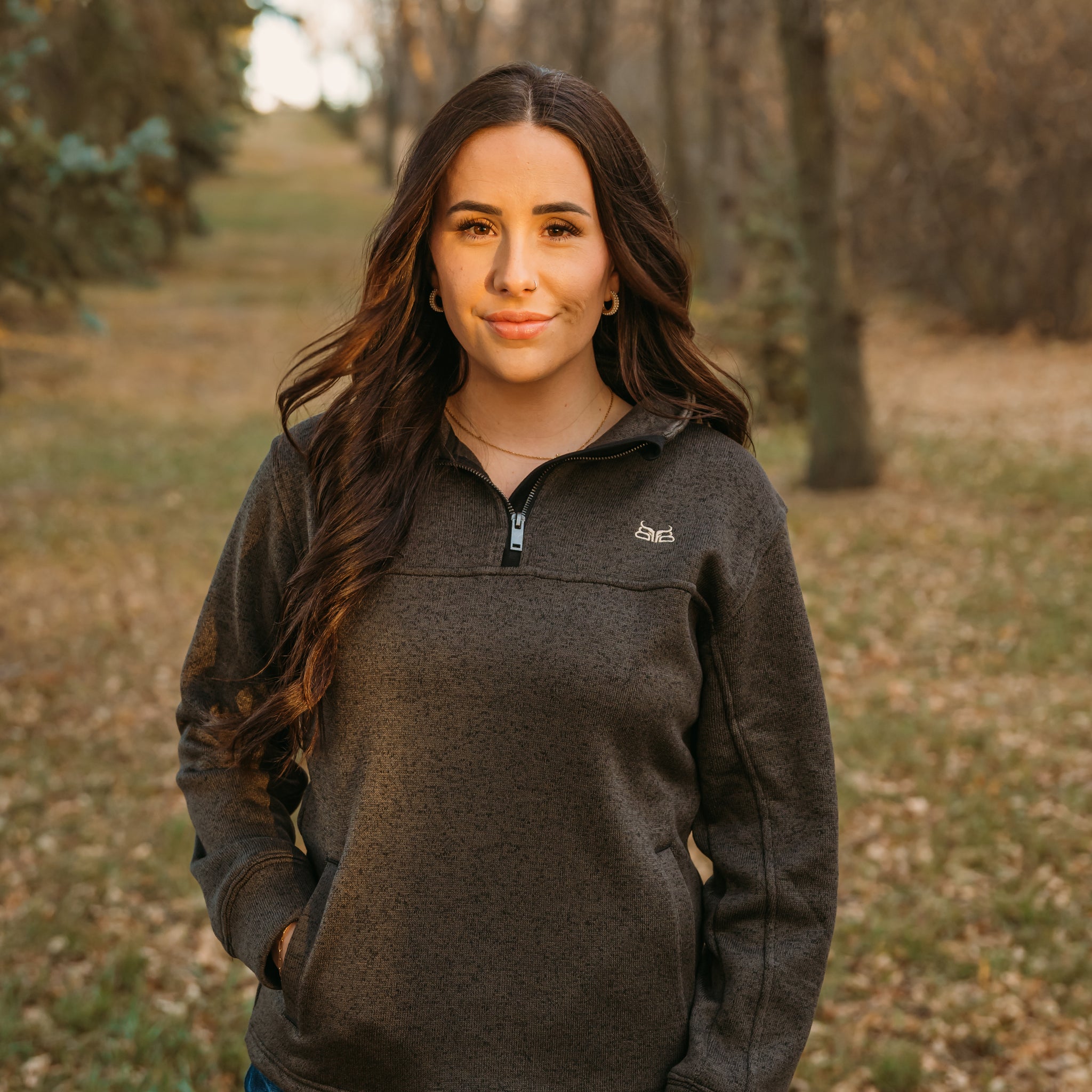 Peak- Charcoal Women’s 1/4 Zip