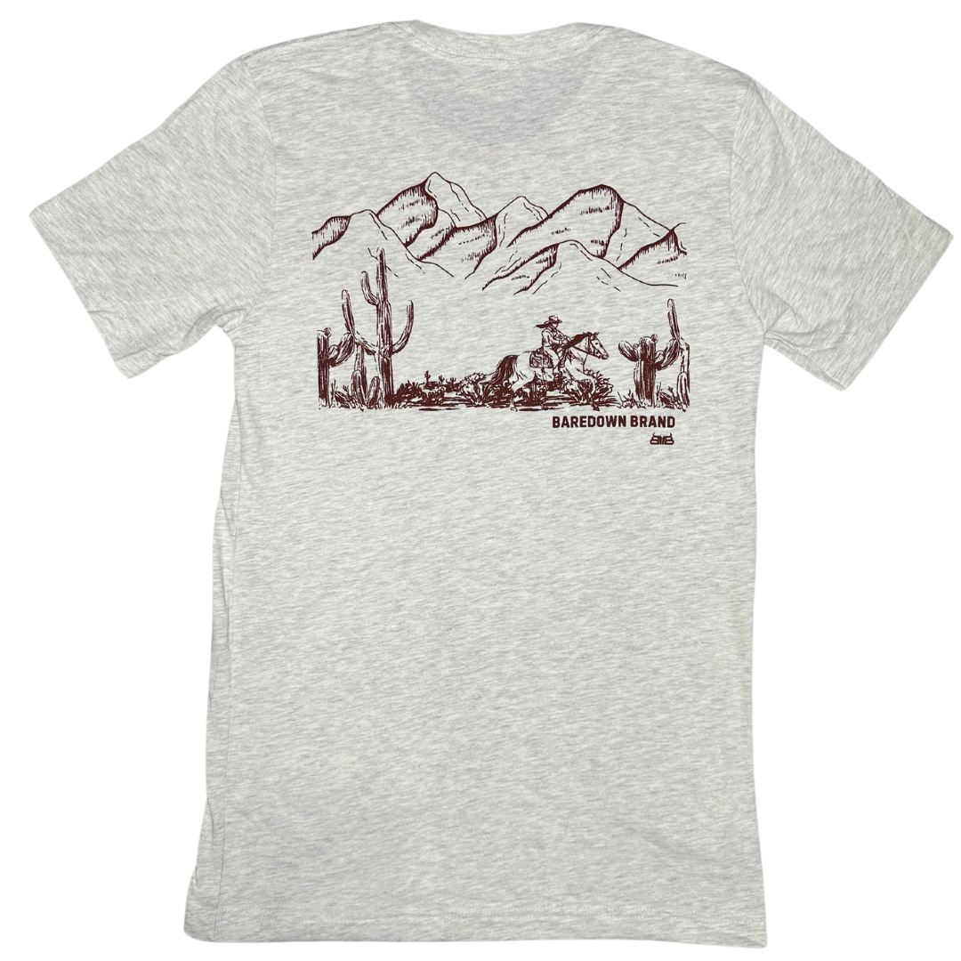 Lonesome -  Heather Natural T-Shirt