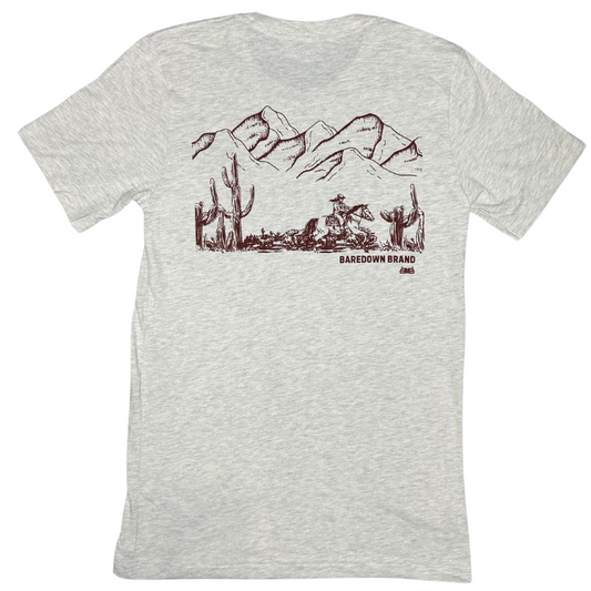 Lonesome -  Heather Natural T-Shirt