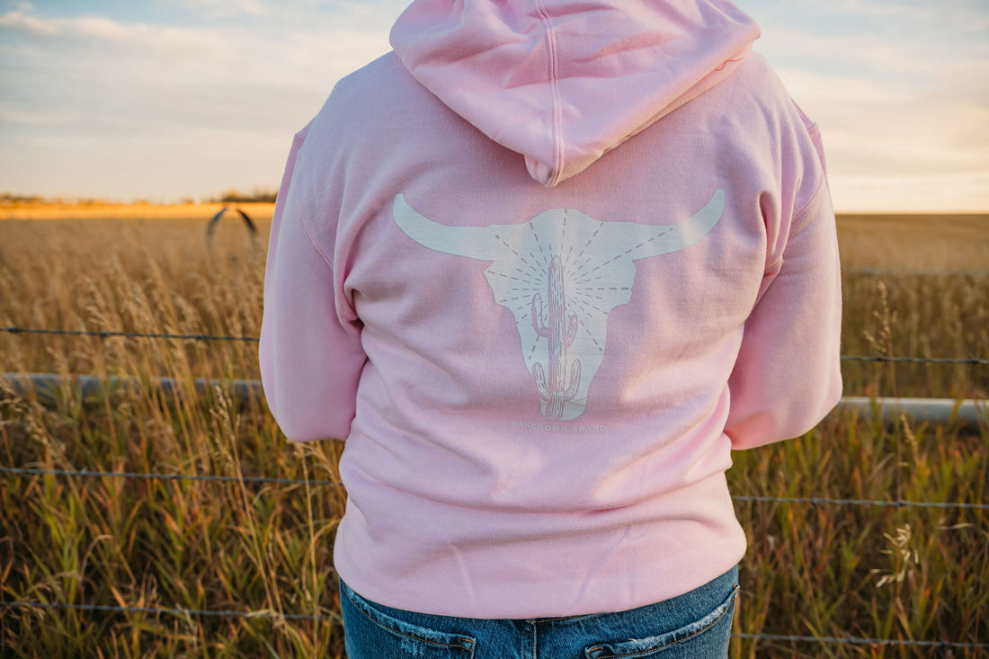 Mesquite- Pink Hoodie