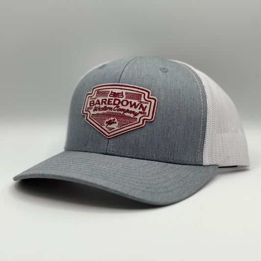 Stetson - Heather Grey & White