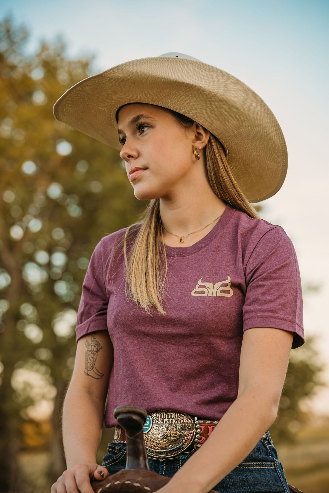 Canyon- Heather Cardinal T-Shirt