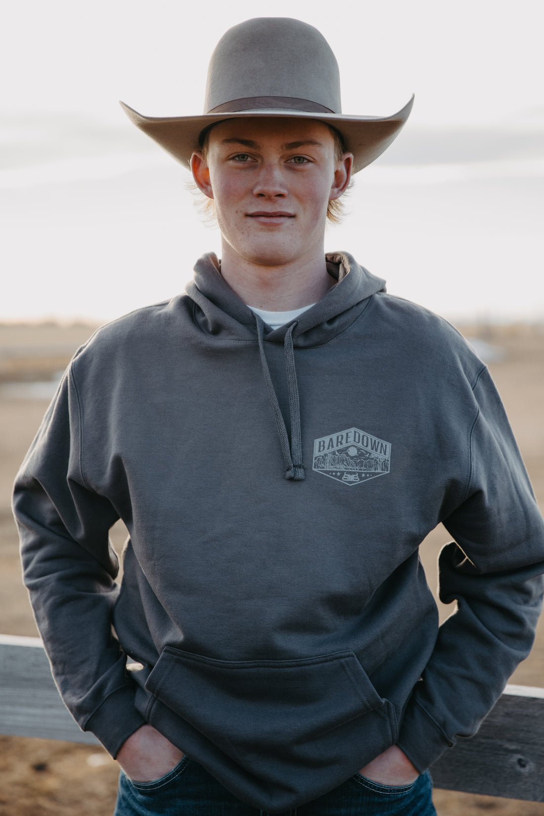 Utah- Charcoal Hoodie