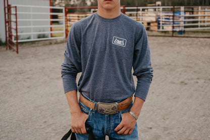 Moonshine Navy Long Sleeve