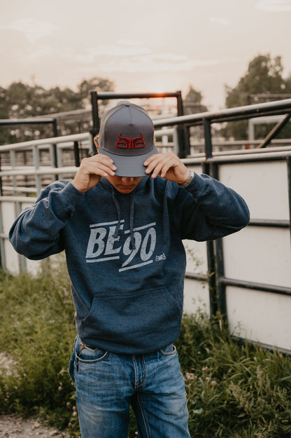 BE 90 Navy Hoodie