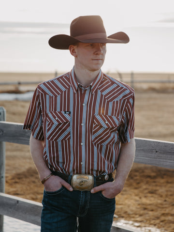 Gunner- Mens Pearl Snap
