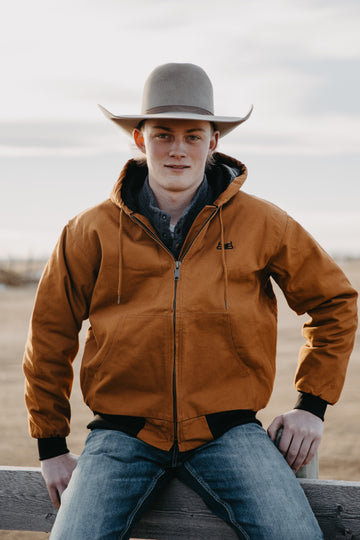 Men's Work Bomber- Caramel