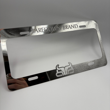License Plate Frame- Mirror Finish Stainless