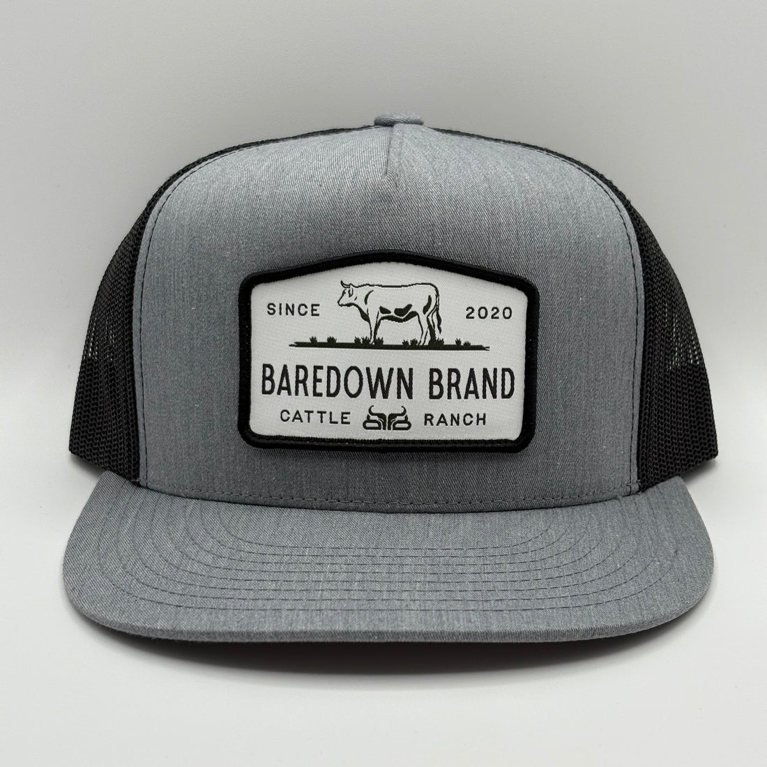 Cattle King White- Heather Grey & Black Flat