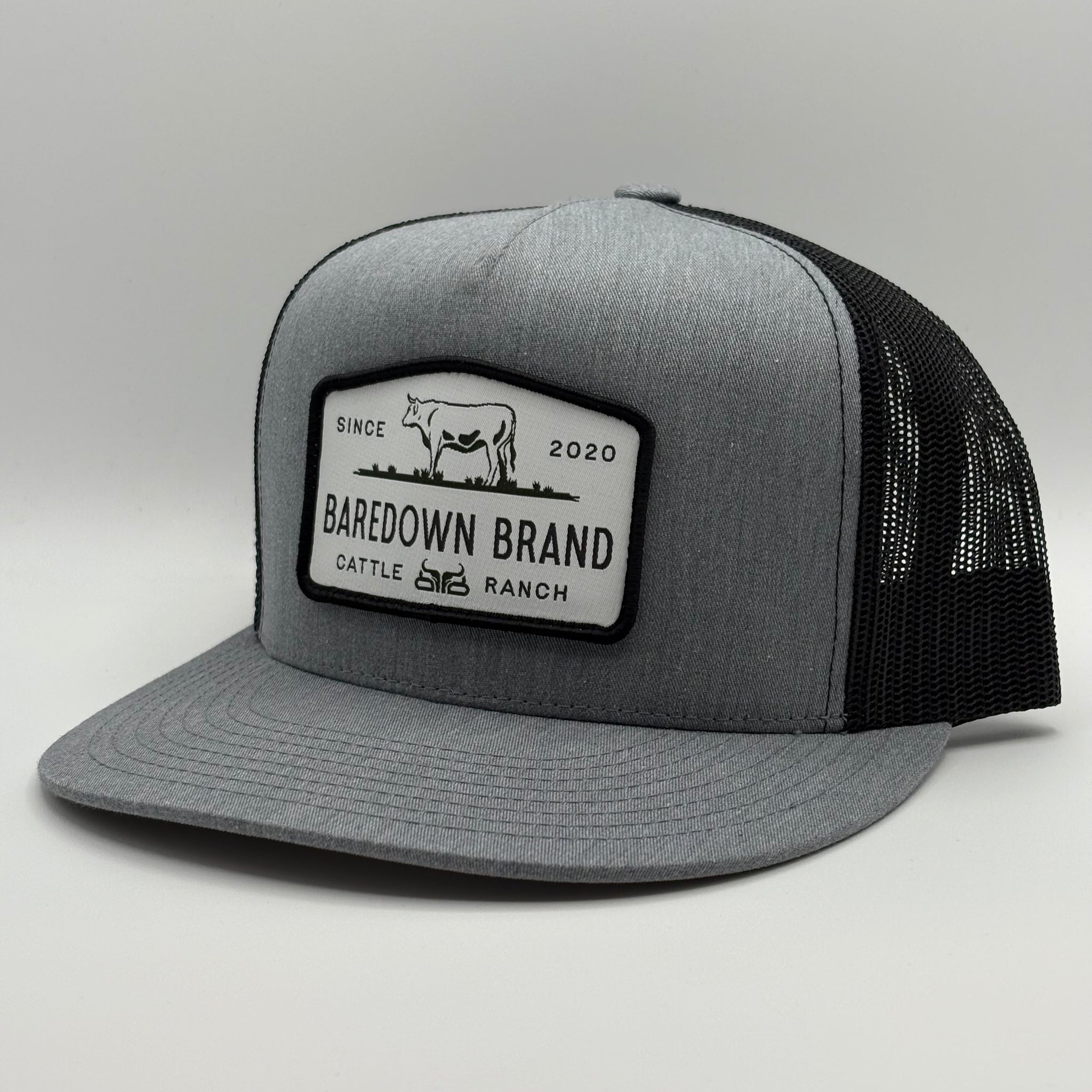 Cattle King White- Heather Grey & Black Flat