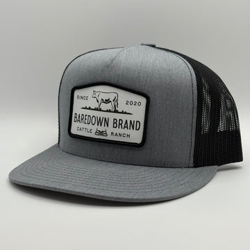 Cattle King White- Heather Grey & Black Flat