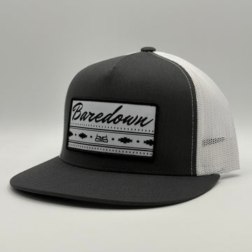 Hustle- Grey & White Flat