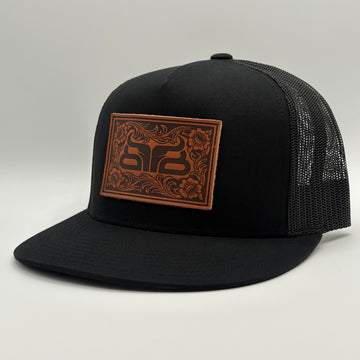 Fearless Leather Patch- Black Flat