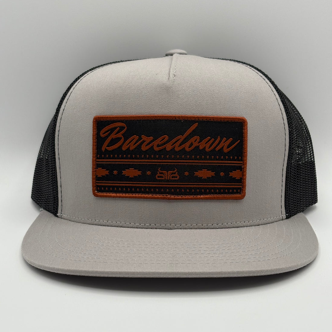 Rust- Silver & Black Flat