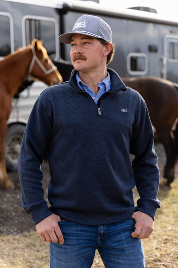 Peak- Navy Men’s 1/4 Zip