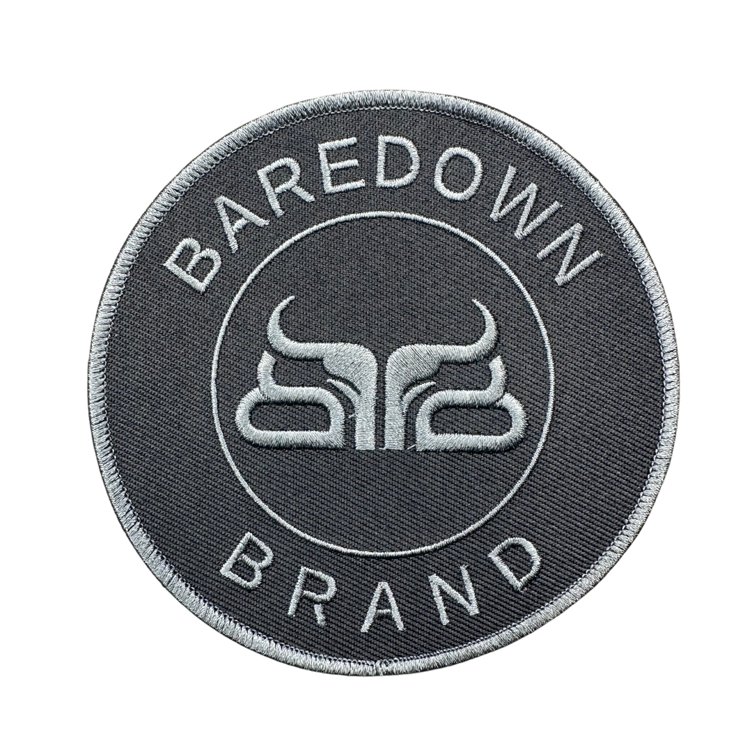 Large Grey Circle Patch