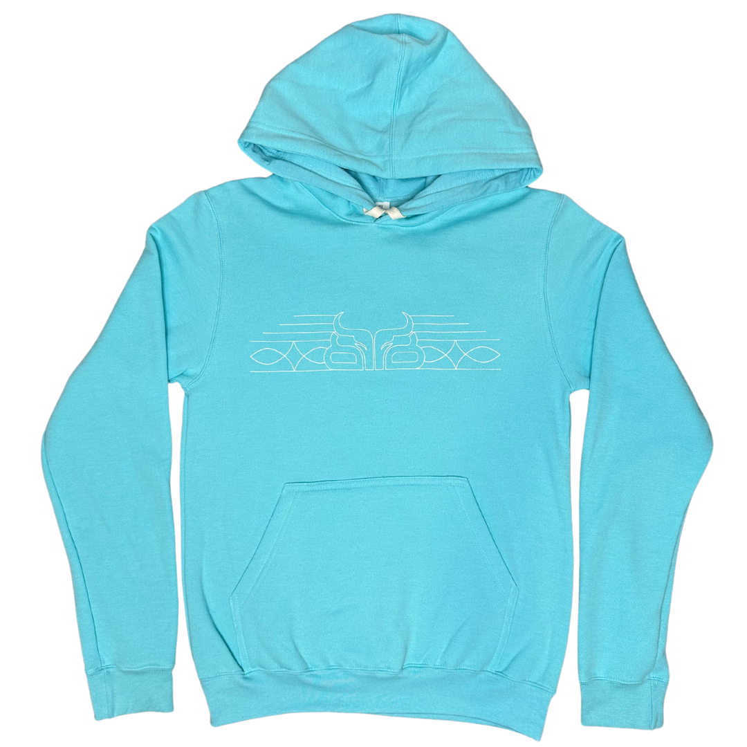 Bootstitch- Aqua Hoodie – Baredown Brand