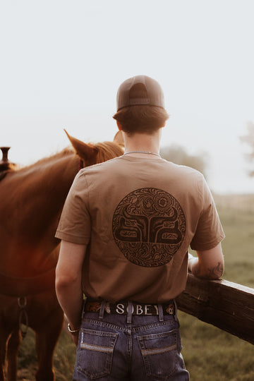 Tooled Up- Vintage Brown T-Shirt