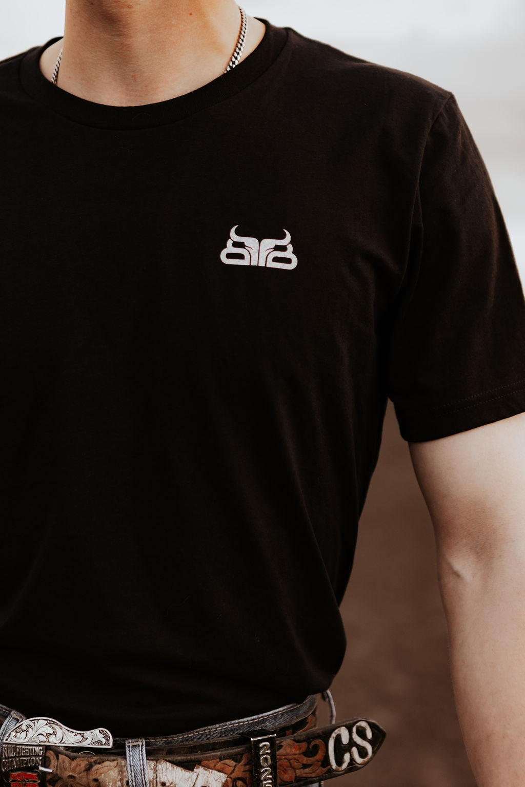 Crest- Black T-Shirt