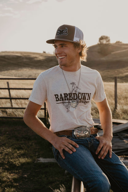 Bronc- Heather Natural T-Shirt