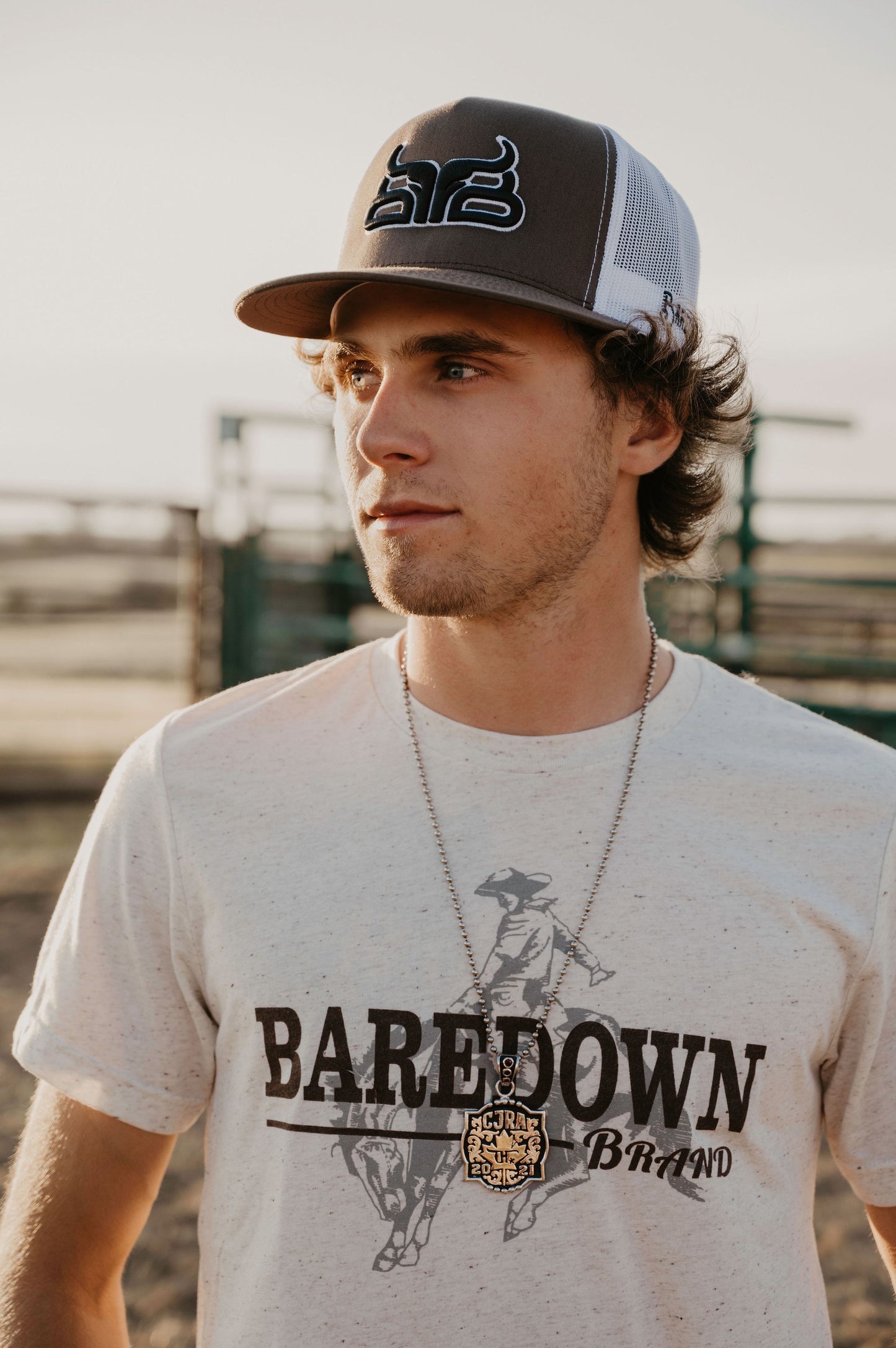 Bronc- Heather Natural T-Shirt